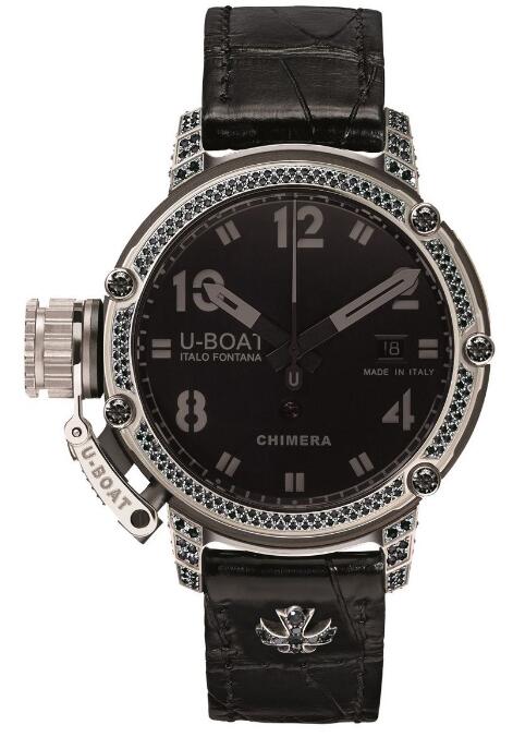Replica U-BOAT Watch Chimera Acciaio/PVD Black Diamonds 7230